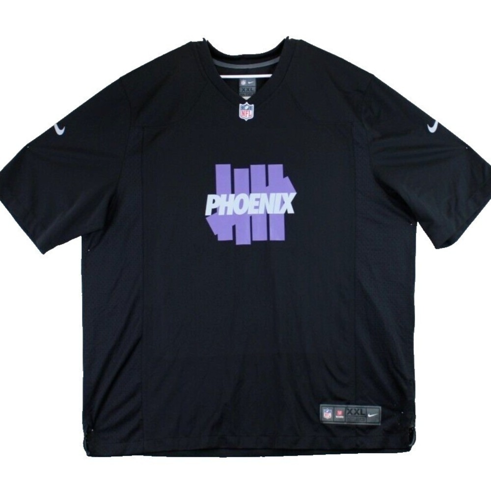 Nike NFL Phoenix Undefeated Black Jersey‎ XXL On Field Men's
